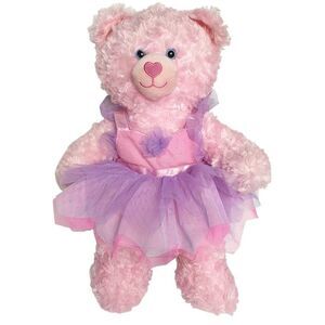 Build-A-Bear Pink Cuddles Bear 18" Plush Tutu Dress Bear Plush Toy